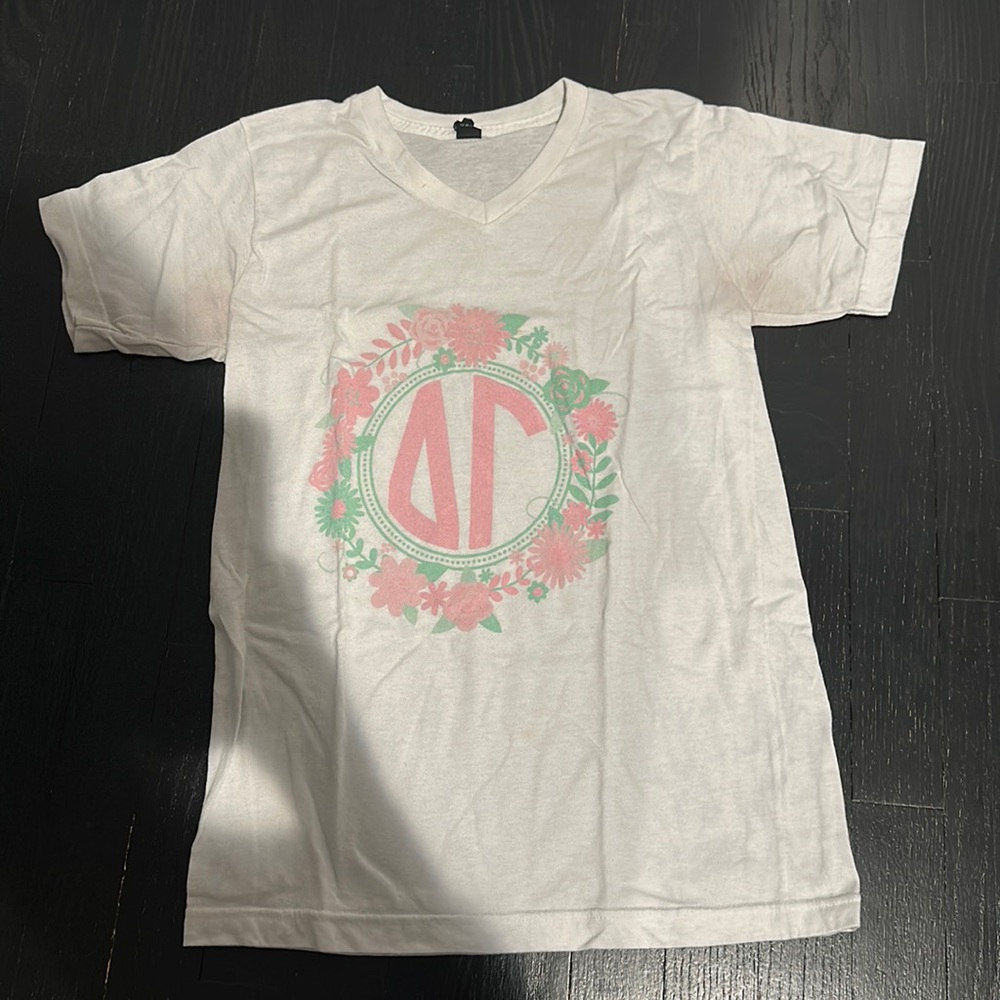 White Delta Gamma Tshirt